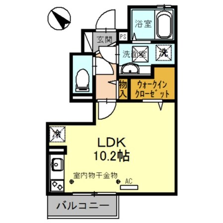 エスタシオンＪの物件間取画像